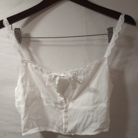Superdown Gretchen keyhole top in white - Picture 5 of 5